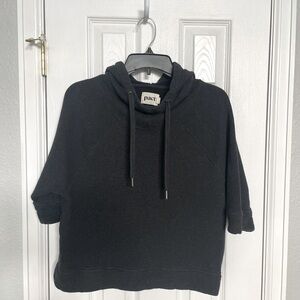 Women’s organic cotton Pact short sleeved hooded sweatshirt/sweater